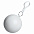 Дождевик в круглом футляре NIMBUS, белый с логотипом  заказать по выгодной цене в кибермаркете AvroraStore