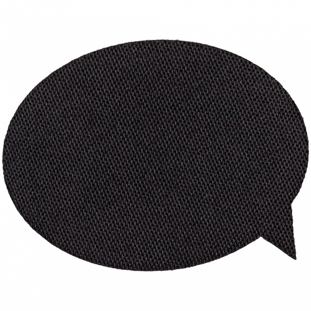 Наклейка тканевая Lunga Bubble, M, черная с логотипом  заказать по выгодной цене в кибермаркете AvroraStore