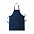 Фартук KONNER, тёмно-синий, 20% хлопок, 80% полиэстер с логотипом  заказать по выгодной цене в кибермаркете AvroraStore