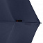 Зонт складной 811 X1 в кейсе, темно-синий с логотипом  заказать по выгодной цене в кибермаркете AvroraStore