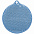 Пешеходный светоотражатель «Круг», синий с логотипом  заказать по выгодной цене в кибермаркете AvroraStore