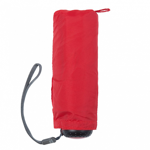 Зонт складной 811 X1 в кейсе, красный с логотипом  заказать по выгодной цене в кибермаркете AvroraStore