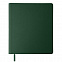 Бизнес-блокнот "Cubi", 150*180 мм, зеленый, кремовый форзац, мягкая обложка, в линейку с логотипом  заказать по выгодной цене в кибермаркете AvroraStore