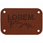 Лейбл Etha Nubuck, S, коричневый с логотипом  заказать по выгодной цене в кибермаркете AvroraStore