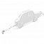 Брелок-рулетка "Автомобиль" 1 метр, белый с логотипом  заказать по выгодной цене в кибермаркете AvroraStore