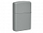 Зажигалка ZIPPO Classic с покрытием Flat Grey с логотипом  заказать по выгодной цене в кибермаркете AvroraStore