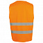 Жилет светоотражающий SECURE PRO, оранжевый неон с логотипом  заказать по выгодной цене в кибермаркете AvroraStore