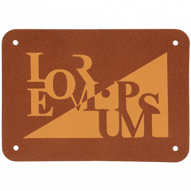 Лейбл Etha Nubuck, М, коричневый с логотипом  заказать по выгодной цене в кибермаркете AvroraStore