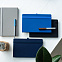 Бизнес-блокнот OXI, A5, синий, твердая обложка, RPET, в линейку с логотипом  заказать по выгодной цене в кибермаркете AvroraStore