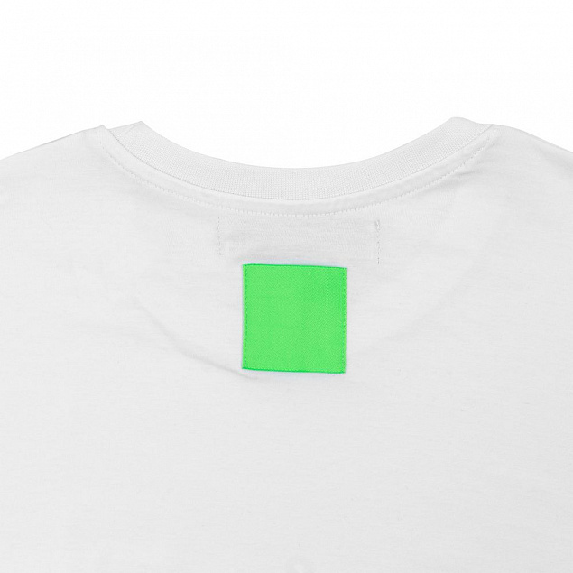 Лейбл тканевый Epsilon, L, зеленый неон с логотипом  заказать по выгодной цене в кибермаркете AvroraStore