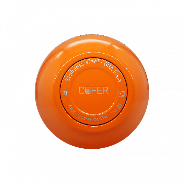 Кофер глянцевый CO12 (оранжевый) с логотипом  заказать по выгодной цене в кибермаркете AvroraStore