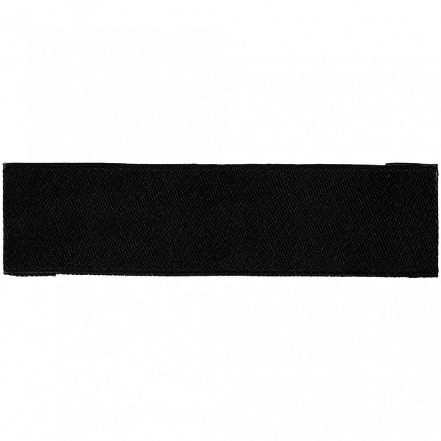 Лейбл тканевый Epsilon, S, черный с логотипом  заказать по выгодной цене в кибермаркете AvroraStore