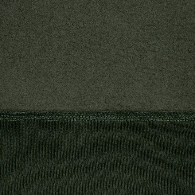 Худи Kulonga Oversize, темно-зеленое с логотипом  заказать по выгодной цене в кибермаркете AvroraStore