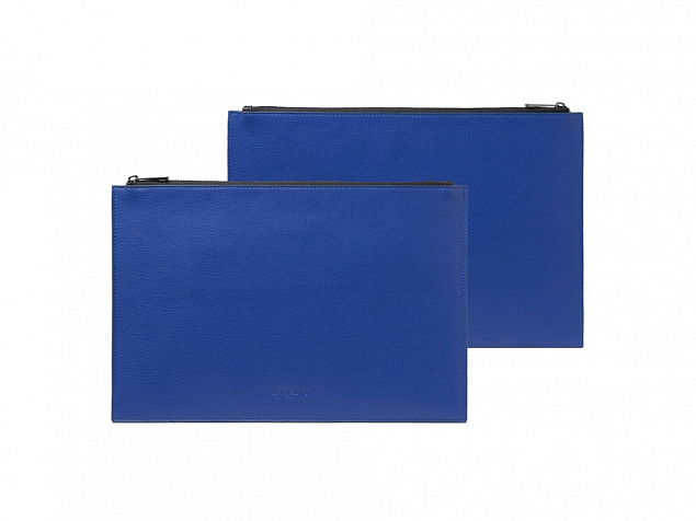 Сумка-клатч Cosmo Blue с логотипом  заказать по выгодной цене в кибермаркете AvroraStore