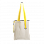 Шоппер Superbag (неокрашенный с желтым) с логотипом  заказать по выгодной цене в кибермаркете AvroraStore