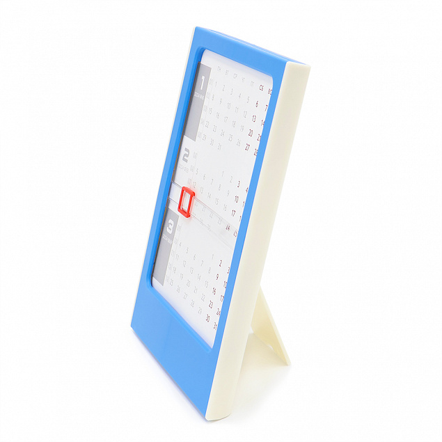 Календарь настольный Zeit - Синий HH с логотипом  заказать по выгодной цене в кибермаркете AvroraStore