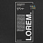 Лейбл тканевый Epsilon, L, черный с логотипом  заказать по выгодной цене в кибермаркете AvroraStore