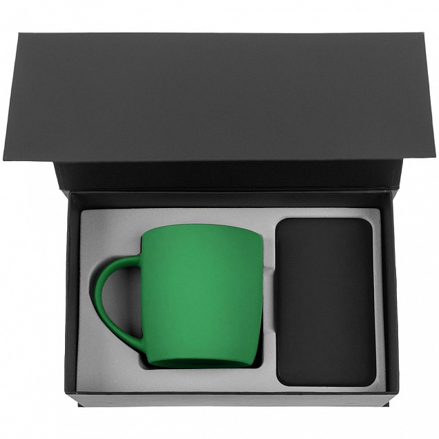Набор Impression, зеленый с черным с логотипом  заказать по выгодной цене в кибермаркете AvroraStore