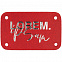 Лейбл Latte, S, красный с логотипом  заказать по выгодной цене в кибермаркете AvroraStore