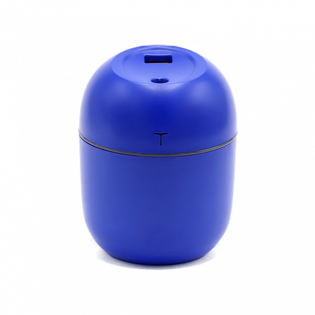 Светодиодный USB увлажнитель Egg - Синий HH с логотипом  заказать по выгодной цене в кибермаркете AvroraStore
