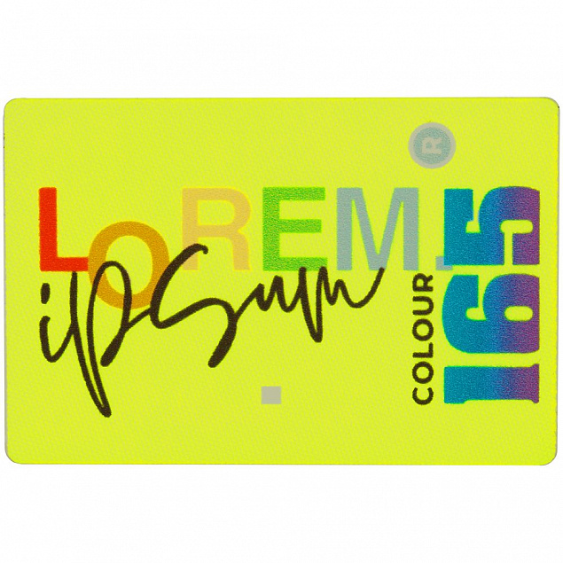 Наклейка тканевая Lunga, L, желтый неон с логотипом  заказать по выгодной цене в кибермаркете AvroraStore