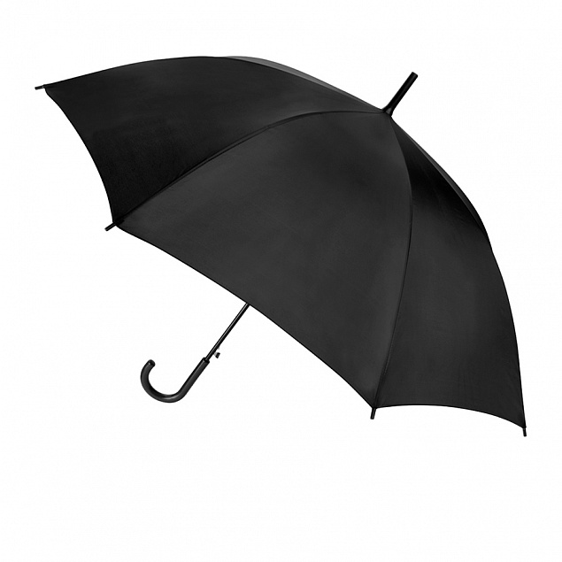 Зонт-трость Stenly Promo - Черный AA с логотипом  заказать по выгодной цене в кибермаркете AvroraStore