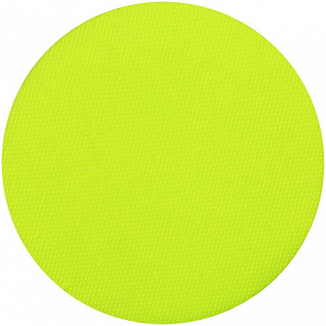 Наклейка тканевая Lunga Round, M, желтый неон с логотипом  заказать по выгодной цене в кибермаркете AvroraStore