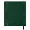 Бизнес-блокнот "Cubi", 150*180 мм, зеленый, кремовый форзац, мягкая обложка, в линейку с логотипом  заказать по выгодной цене в кибермаркете AvroraStore