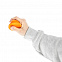 Антистресс «Каска», оранжевый с логотипом  заказать по выгодной цене в кибермаркете AvroraStore