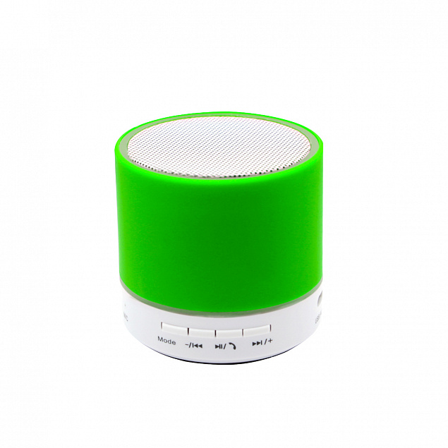 Беспроводная Bluetooth колонка Attilan - Зеленый FF с логотипом  заказать по выгодной цене в кибермаркете AvroraStore