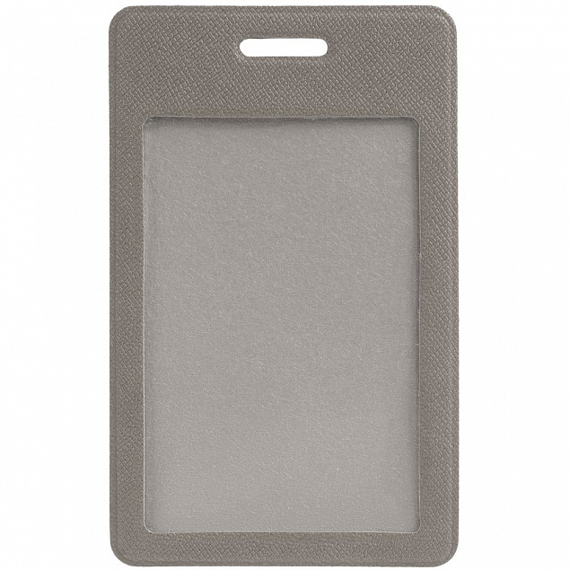 Чехол для карточки/пропуска Devon, серый с логотипом  заказать по выгодной цене в кибермаркете AvroraStore