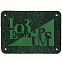 Лейбл кожаный Beta, XL, зеленый с логотипом  заказать по выгодной цене в кибермаркете AvroraStore