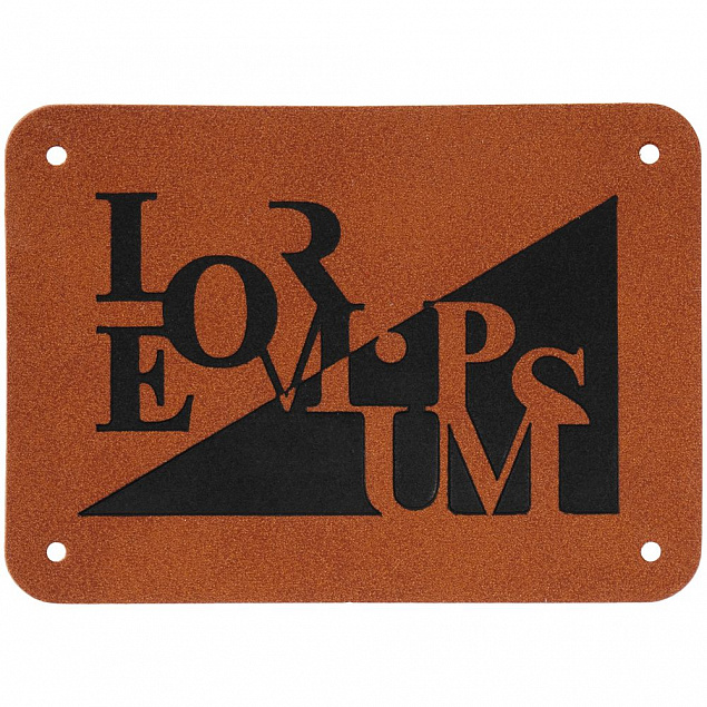 Лейбл Etha Nubuck, М, коричневый с логотипом  заказать по выгодной цене в кибермаркете AvroraStore