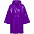 Дождевик-плащ CloudTime, фиолетовый с логотипом  заказать по выгодной цене в кибермаркете AvroraStore