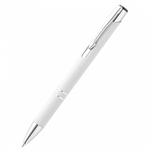 Ручка металлическая Molly - Белый BB с логотипом  заказать по выгодной цене в кибермаркете AvroraStore