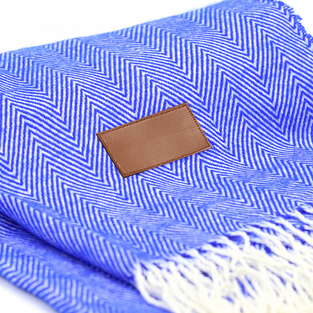 Плед акриловый Samum - Синий HH с логотипом  заказать по выгодной цене в кибермаркете AvroraStore