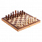 Деревянные шахматы, коричневые с логотипом  заказать по выгодной цене в кибермаркете AvroraStore