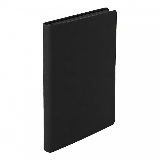 Ежедневник недатированный Pulpy, А5,  черный, кремовый блок, черный срез с логотипом  заказать по выгодной цене в кибермаркете AvroraStore