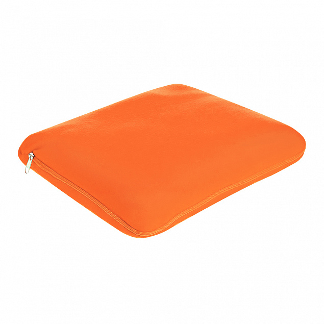 Плед-подушка "Вояж" - Оранжевый OO с логотипом  заказать по выгодной цене в кибермаркете AvroraStore