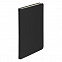 Бизнес-блокнот SIMPLY FLEX, А5,  черный, кремовый блок, в линейку с логотипом  заказать по выгодной цене в кибермаркете AvroraStore