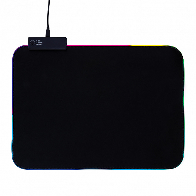 Игровой коврик для мыши с RGB-подсветкой с логотипом  заказать по выгодной цене в кибермаркете AvroraStore