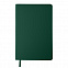 Бизнес-блокнот SIMPLY FLEX, А5,  зеленый, кремовый блок, в линейку с логотипом  заказать по выгодной цене в кибермаркете AvroraStore