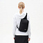 Рюкзак cross body, Sigma, черный/серый с логотипом  заказать по выгодной цене в кибермаркете AvroraStore