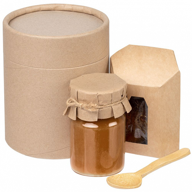 Набор Honey Fields, мед с разнотравья с логотипом  заказать по выгодной цене в кибермаркете AvroraStore