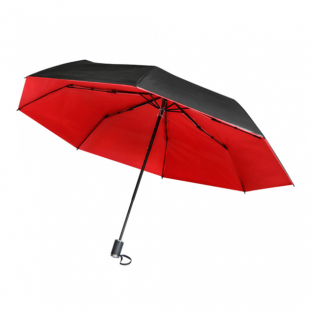Зонт Glamour - Красный PP с логотипом  заказать по выгодной цене в кибермаркете AvroraStore