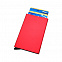Держатель банковских карт Visir с защитой от копирования RFID - Красный PP с логотипом  заказать по выгодной цене в кибермаркете AvroraStore