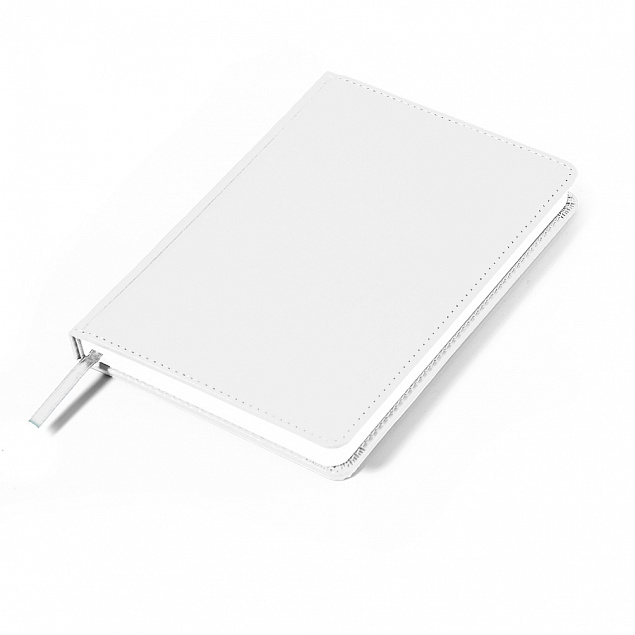 Ежедневник недатированный Anderson, А5,  белый, белый блок с логотипом  заказать по выгодной цене в кибермаркете AvroraStore