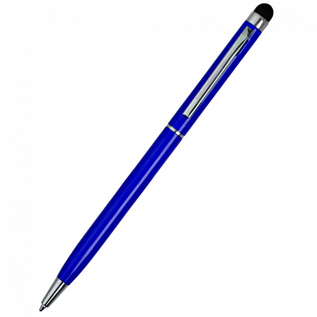 Ручка металлическая Dallas Touch - Синий HH с логотипом  заказать по выгодной цене в кибермаркете AvroraStore