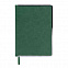 Ежедневник недатированный Montrose, А5,  зеленый, кремовый блок, графитовый срез с логотипом  заказать по выгодной цене в кибермаркете AvroraStore