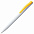 Ручка шариковая Pin, белая с синим с логотипом  заказать по выгодной цене в кибермаркете AvroraStore
